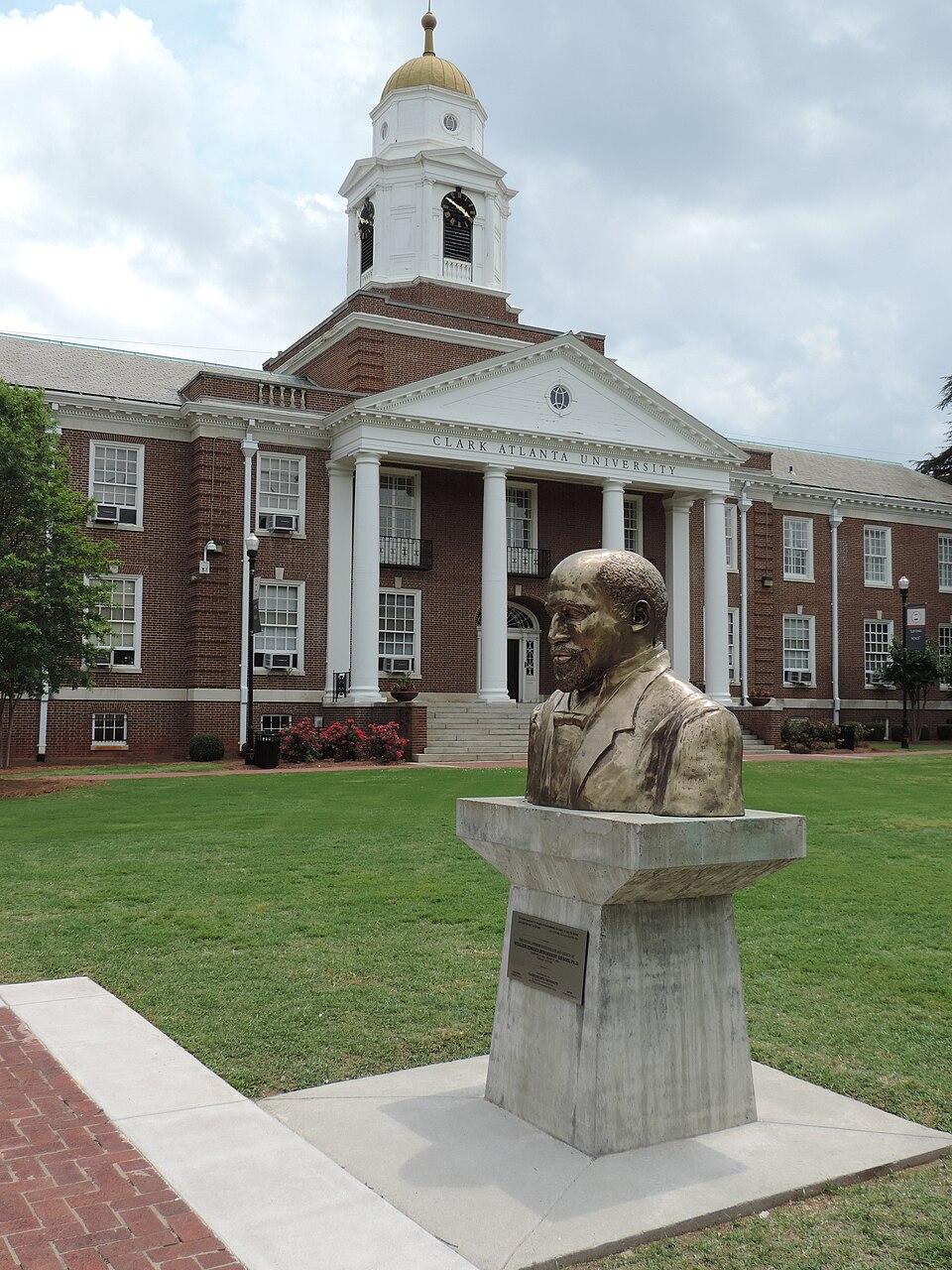 WEB DuBois bust at Clark Atlanta University