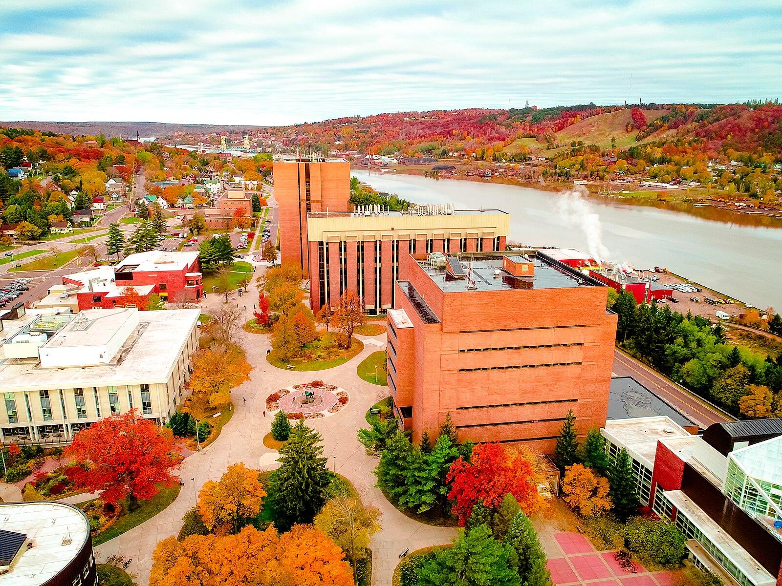 Michigan Tech campus, fall 2018.