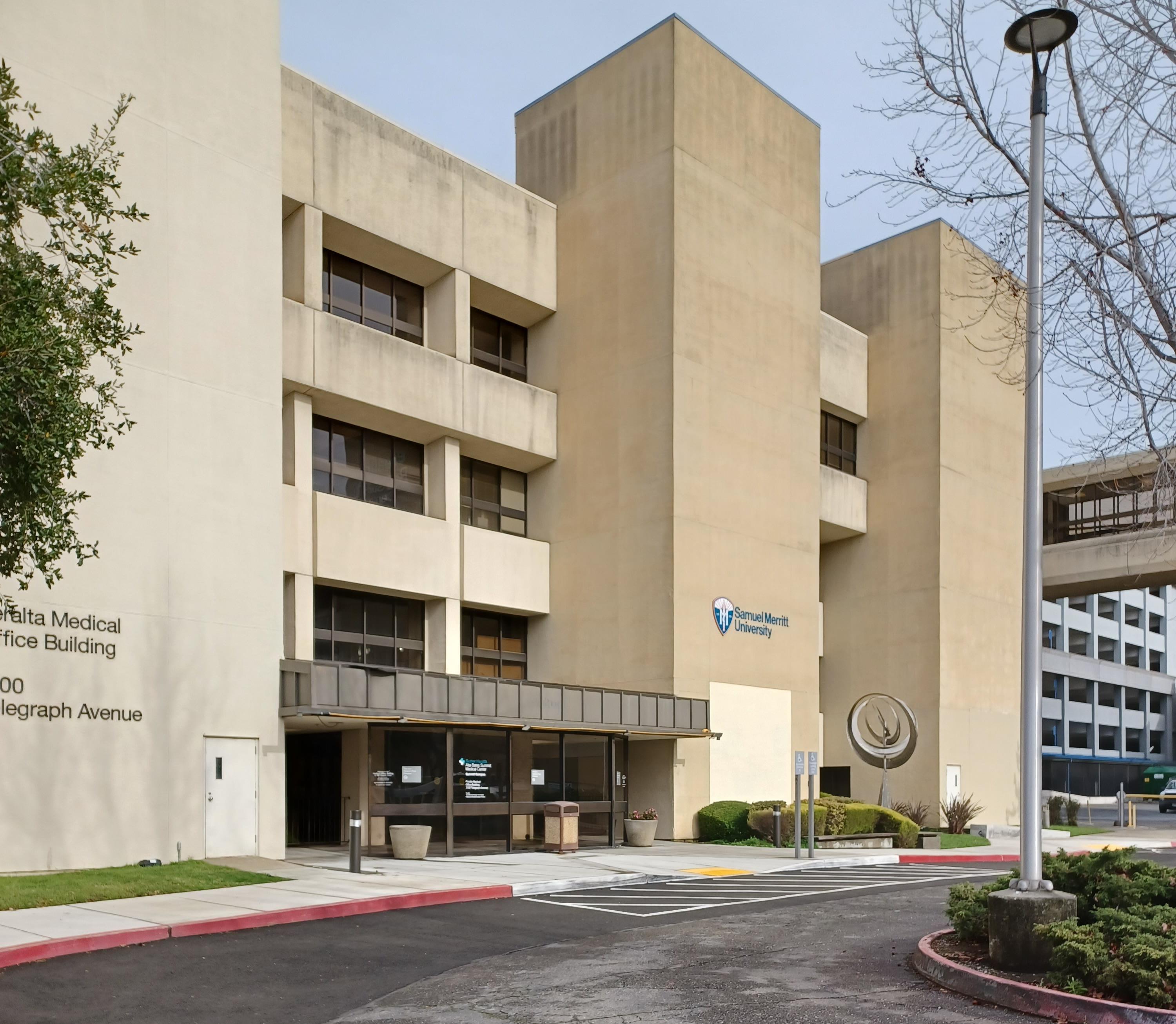 Peralta Medical Office Building at Samuel Merritt University in Oakland, California, United States.