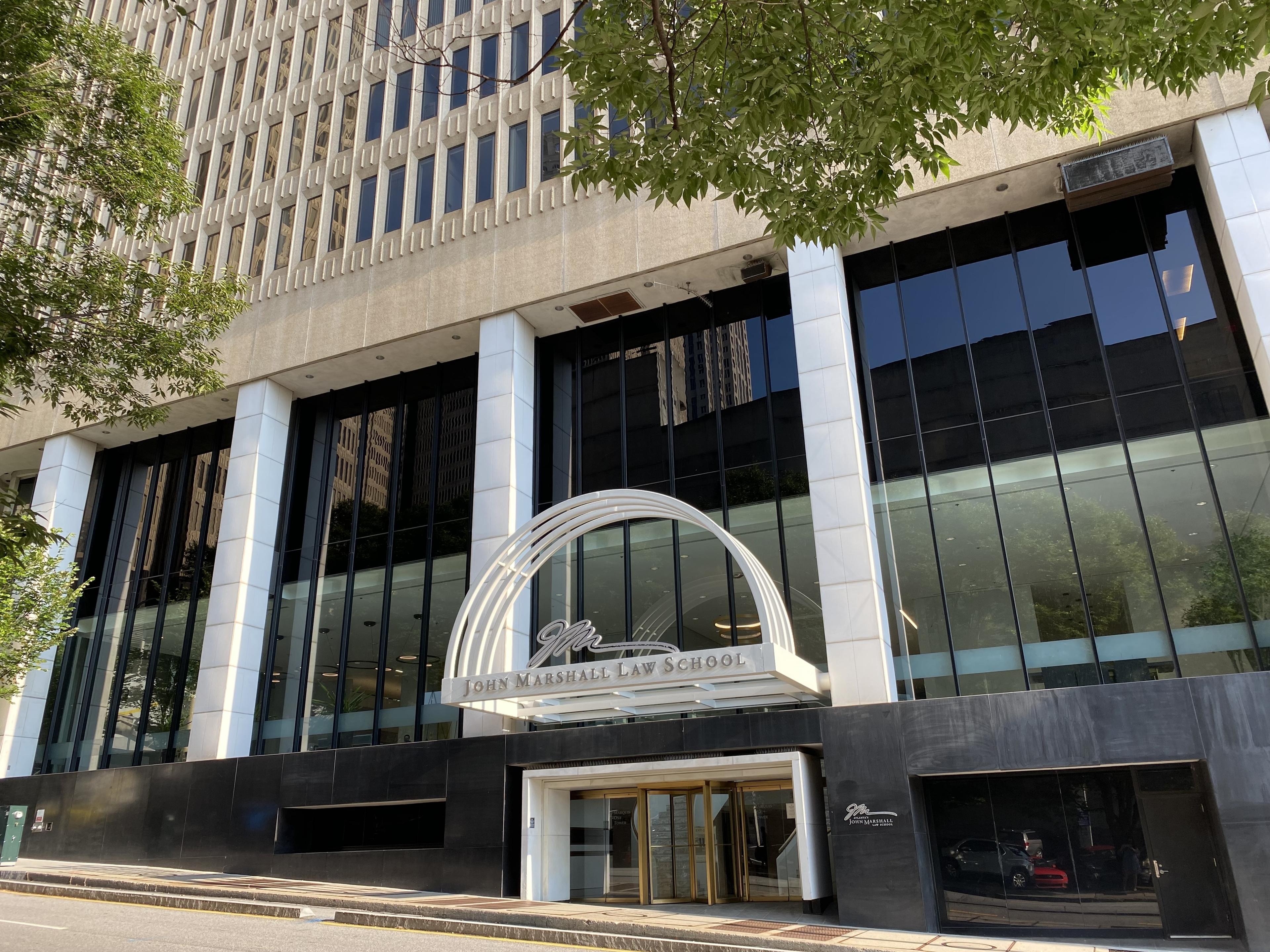 AJMLS entrance off John Portman Blvd. NE