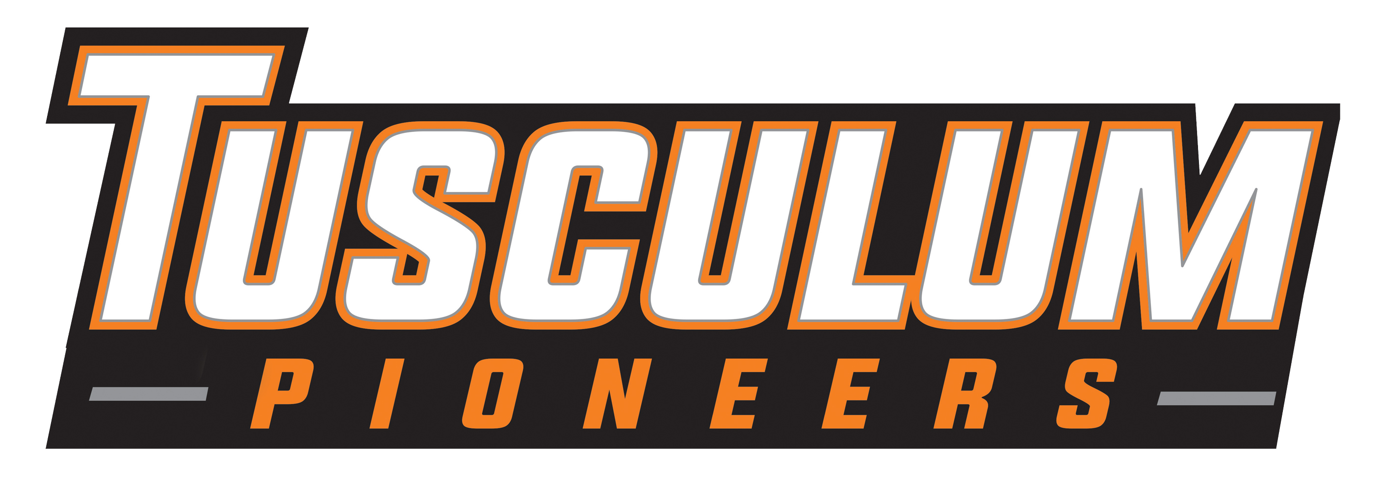 This is the current official logo for the Tusculum College Pioneers Without Pioneer Head