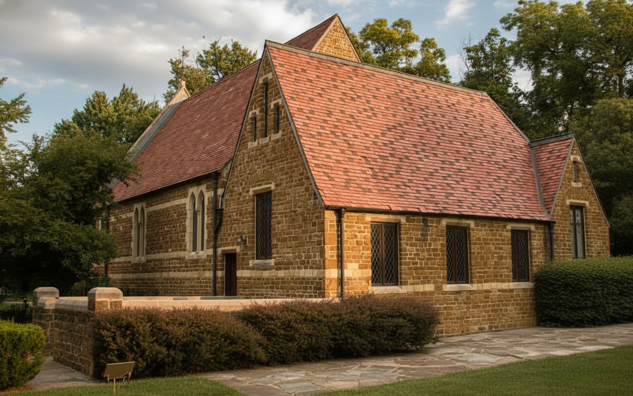 Osborne Memorial Chapel at Baker University i- Baldwin City, Kansas