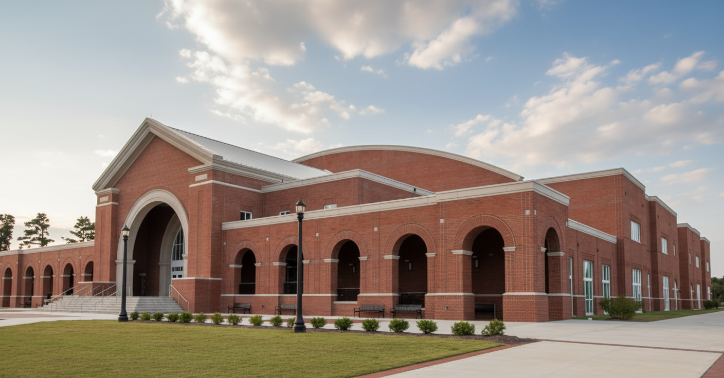 John W. Pope Jr. Convocation Center, Campbell University - T. A. ...