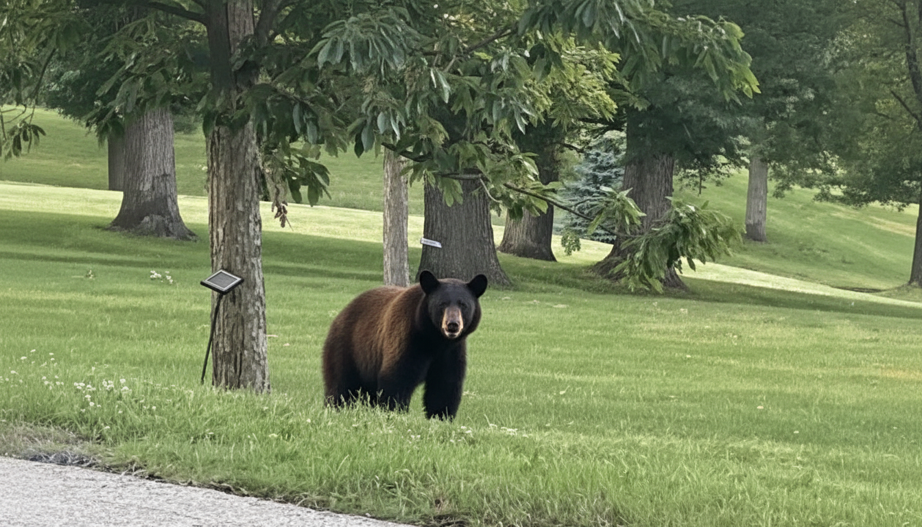 Bear spotted on Dubuque, Iowa university campus. Where is it headed?