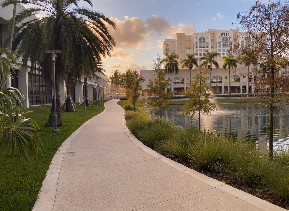 FIU Green Library Wellness Walk – Miller Legg