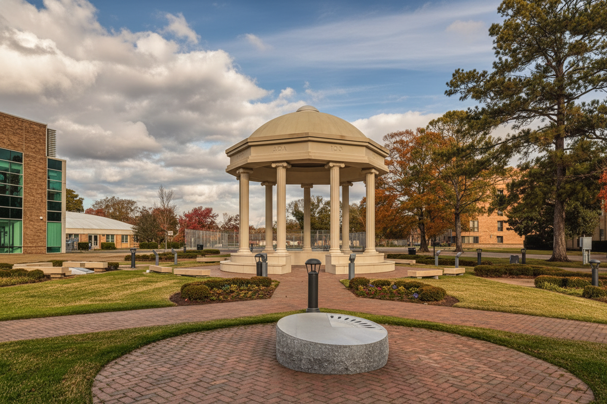 Greek Plaza - Hampton University Campus by Mountain Dreams