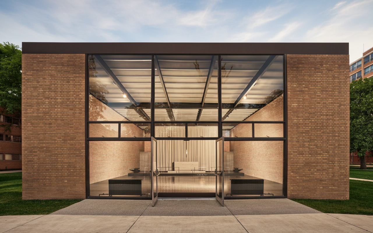 Heating of Mies' IIT Chapel — Solar House History