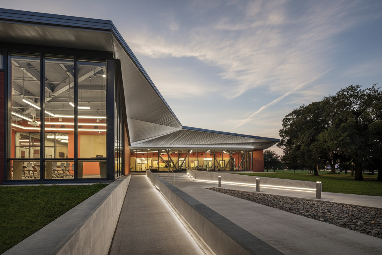 Prairie View A&M University Fabrication Center - Texas Architect ...