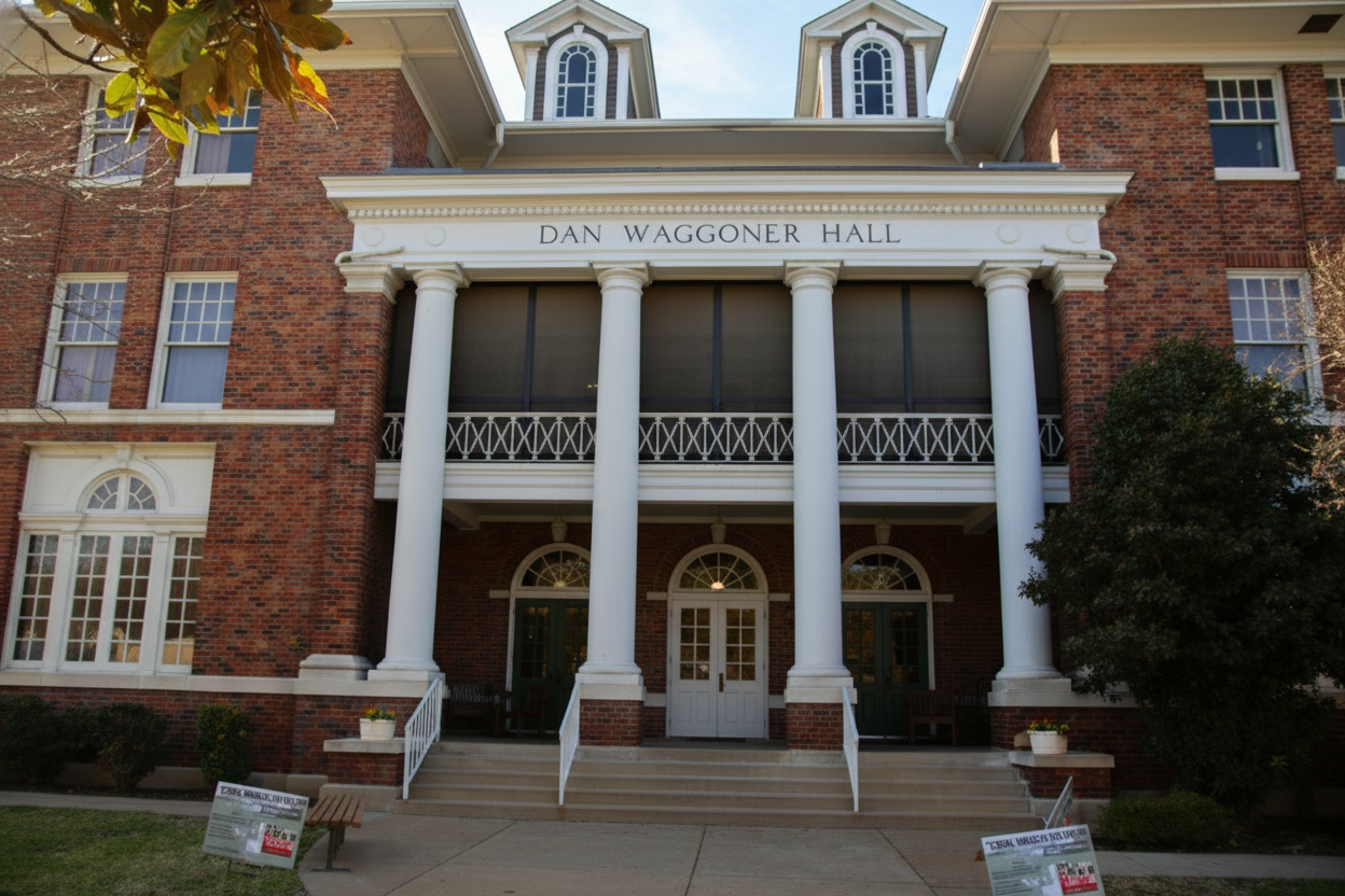 A Look Back at 96-year-old Dan Waggoner Hall – Texas Wesleyan ...
