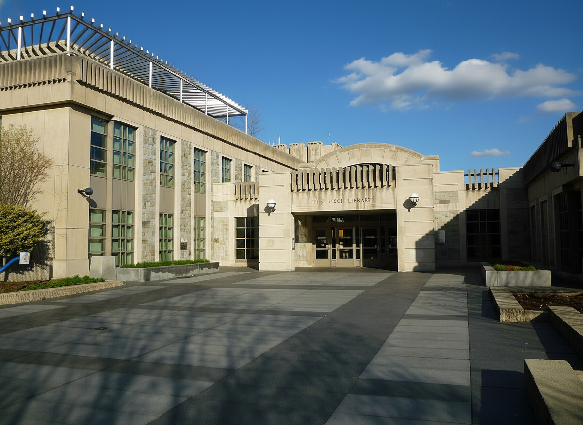 File:Tufts Tisch library entrance.JPG - Wikimedia Commons
