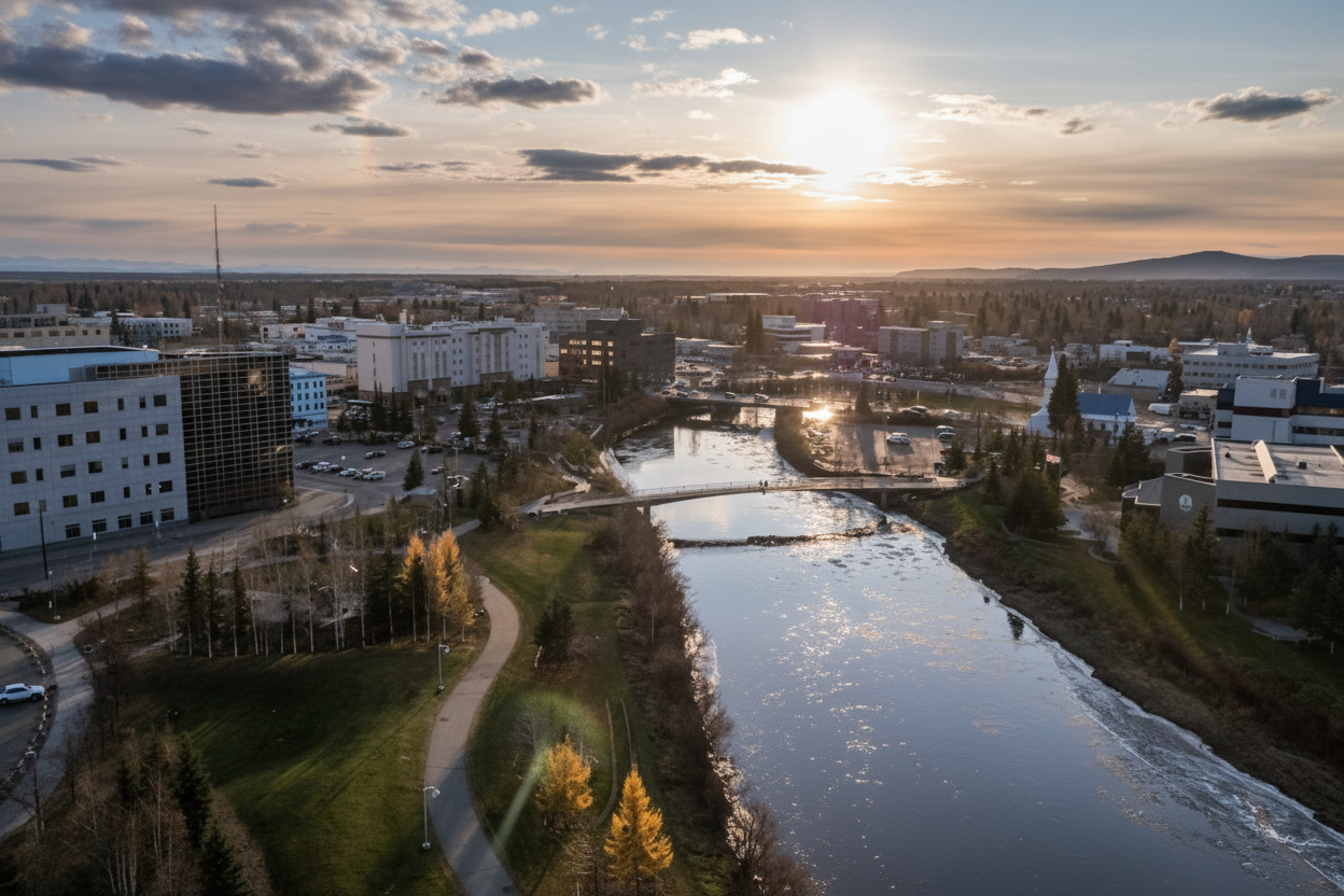 In winter or summer, Fairbanks is a town of splendid extremes