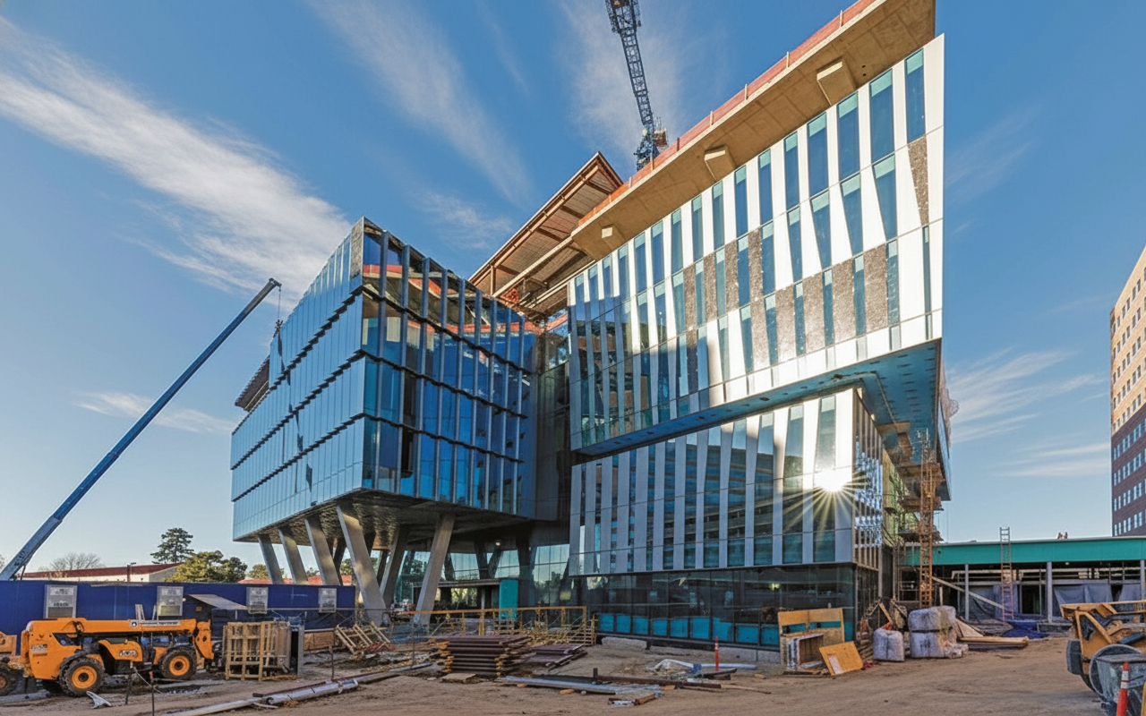 Cutting-Edge Form of Anschutz Health Sciences Building Echoes Its ...