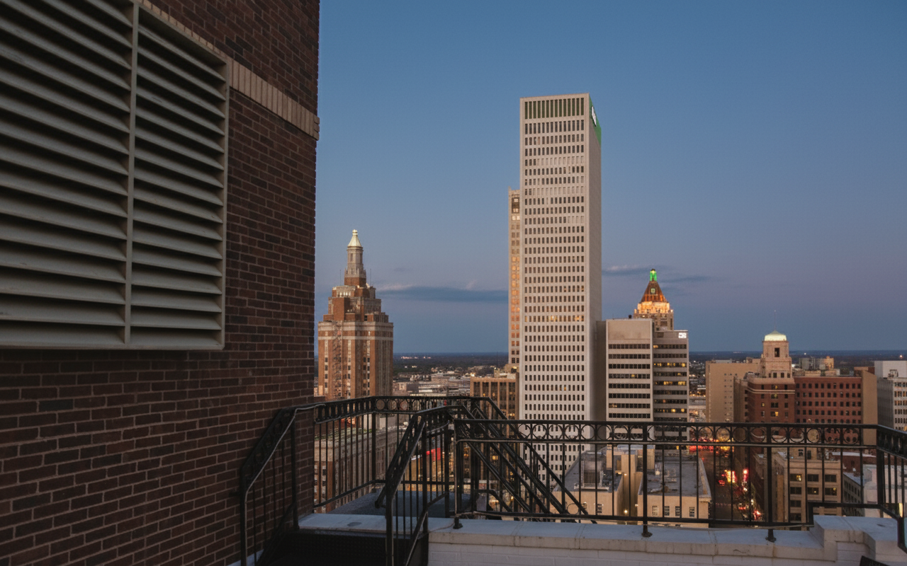 Caroline + Adam | Sharp Chapel and Mayo Hotel Wedding | Tulsa, Ok