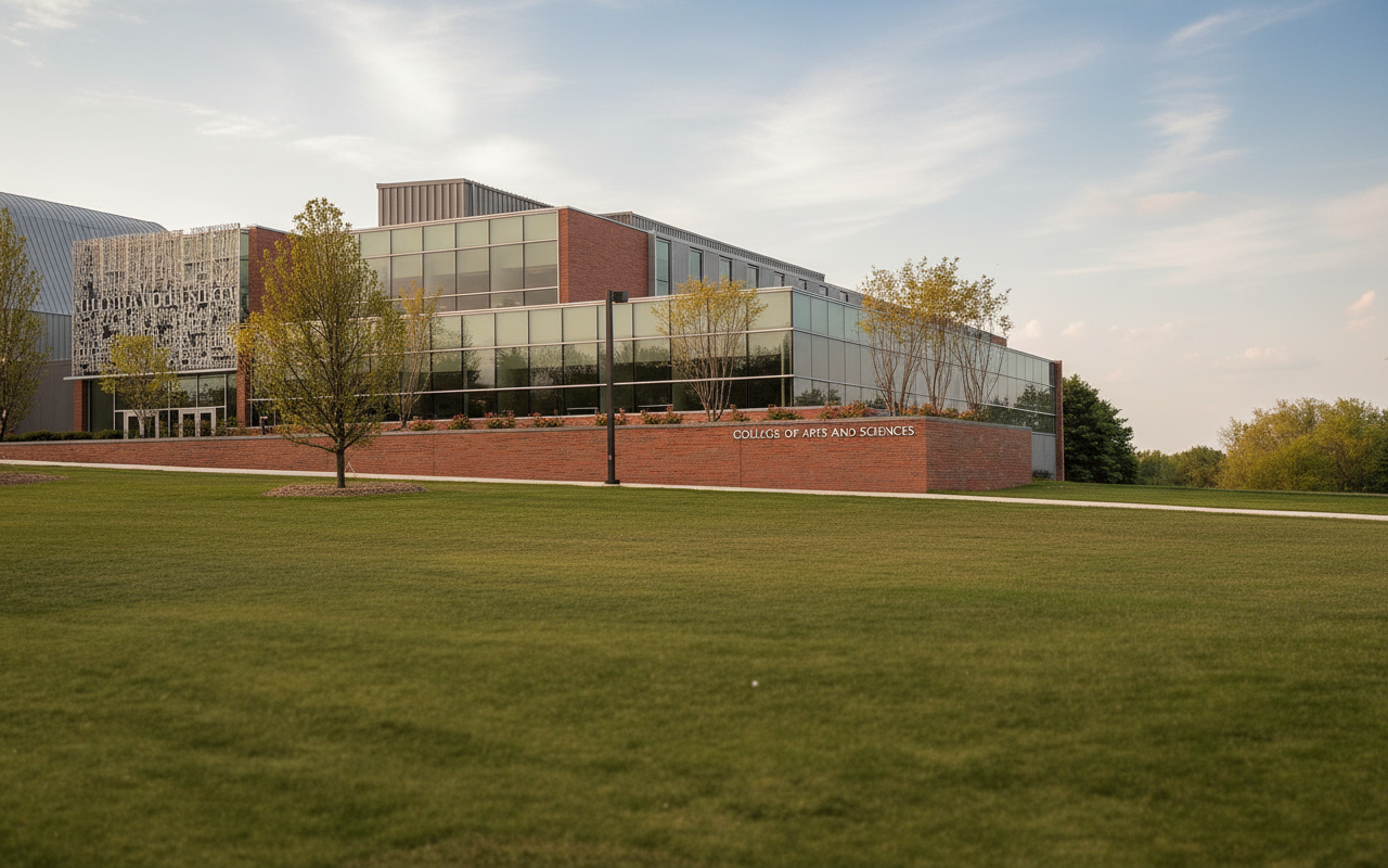 File:Christopher Center library and Arts and Sciences building ...