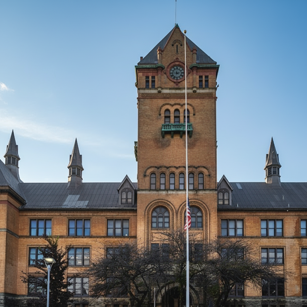 Old Main, Wayne State University - Clio