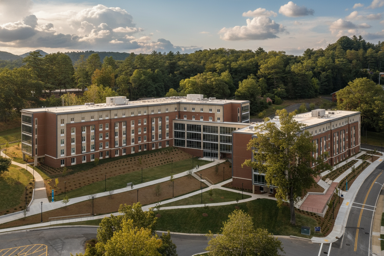 Levern Hamlin Allen Residence Hall at Western Carolina University ...