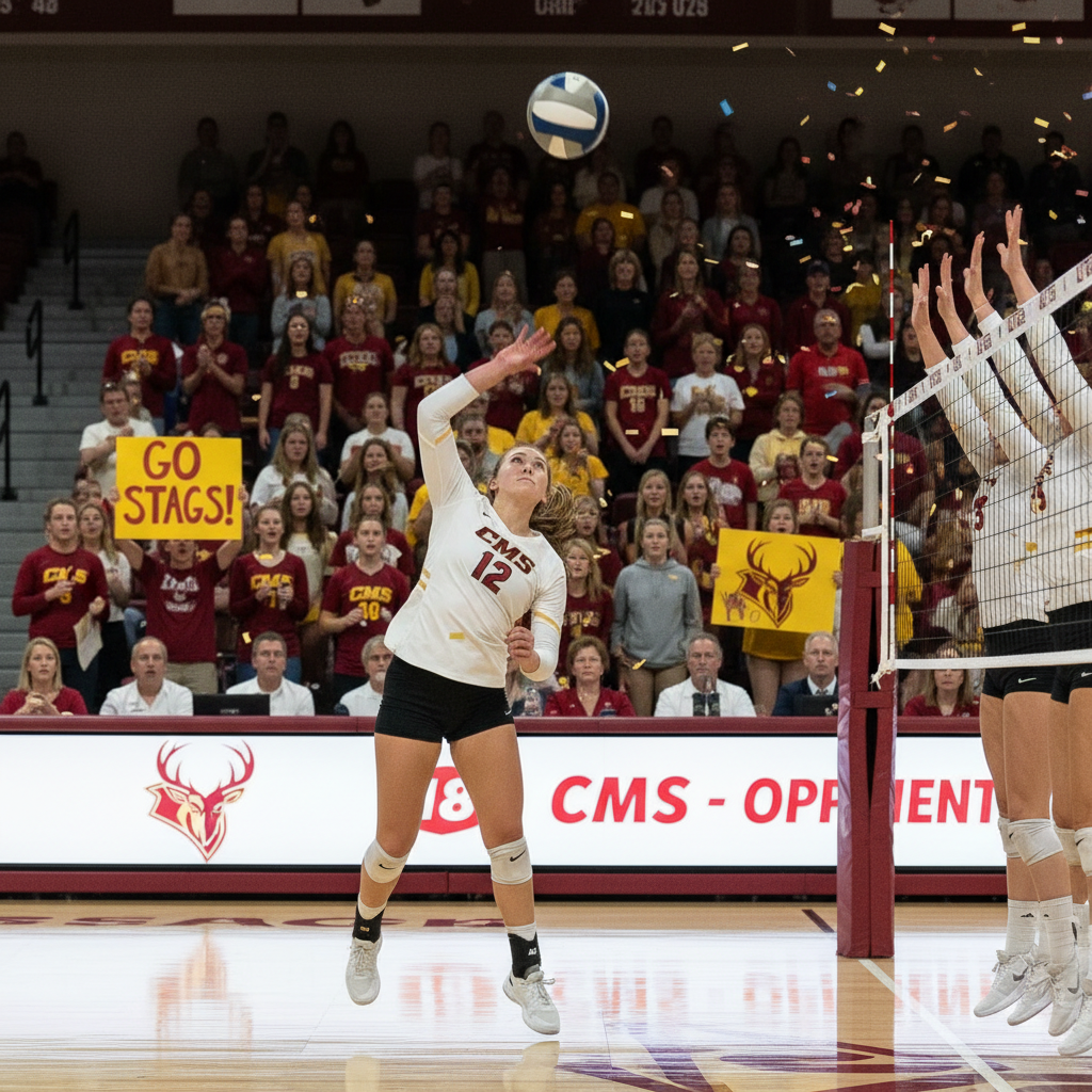Sports Roberts Pavilion Volleyball Match