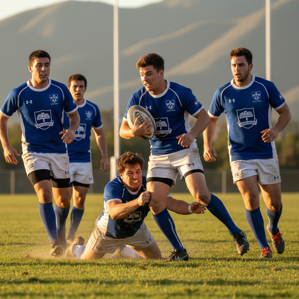 Sports Rugby Match