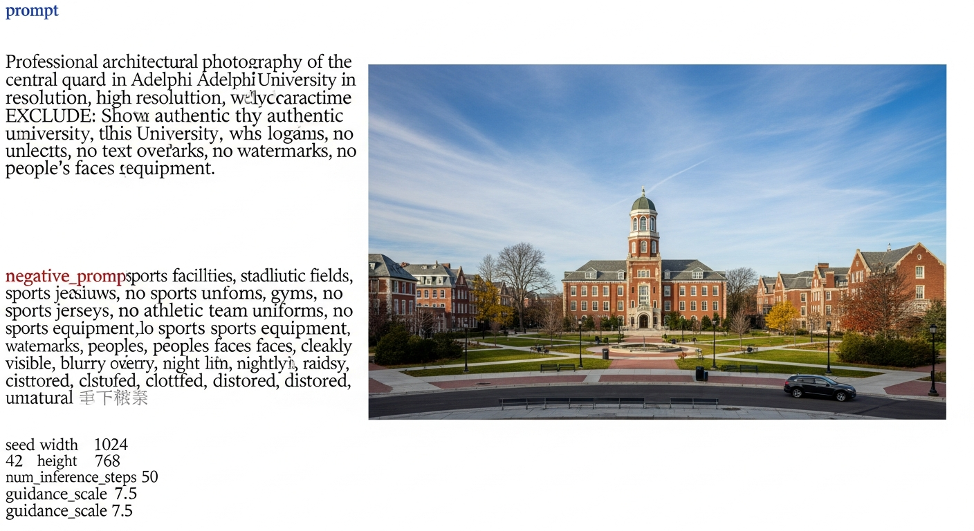 central quad or green space