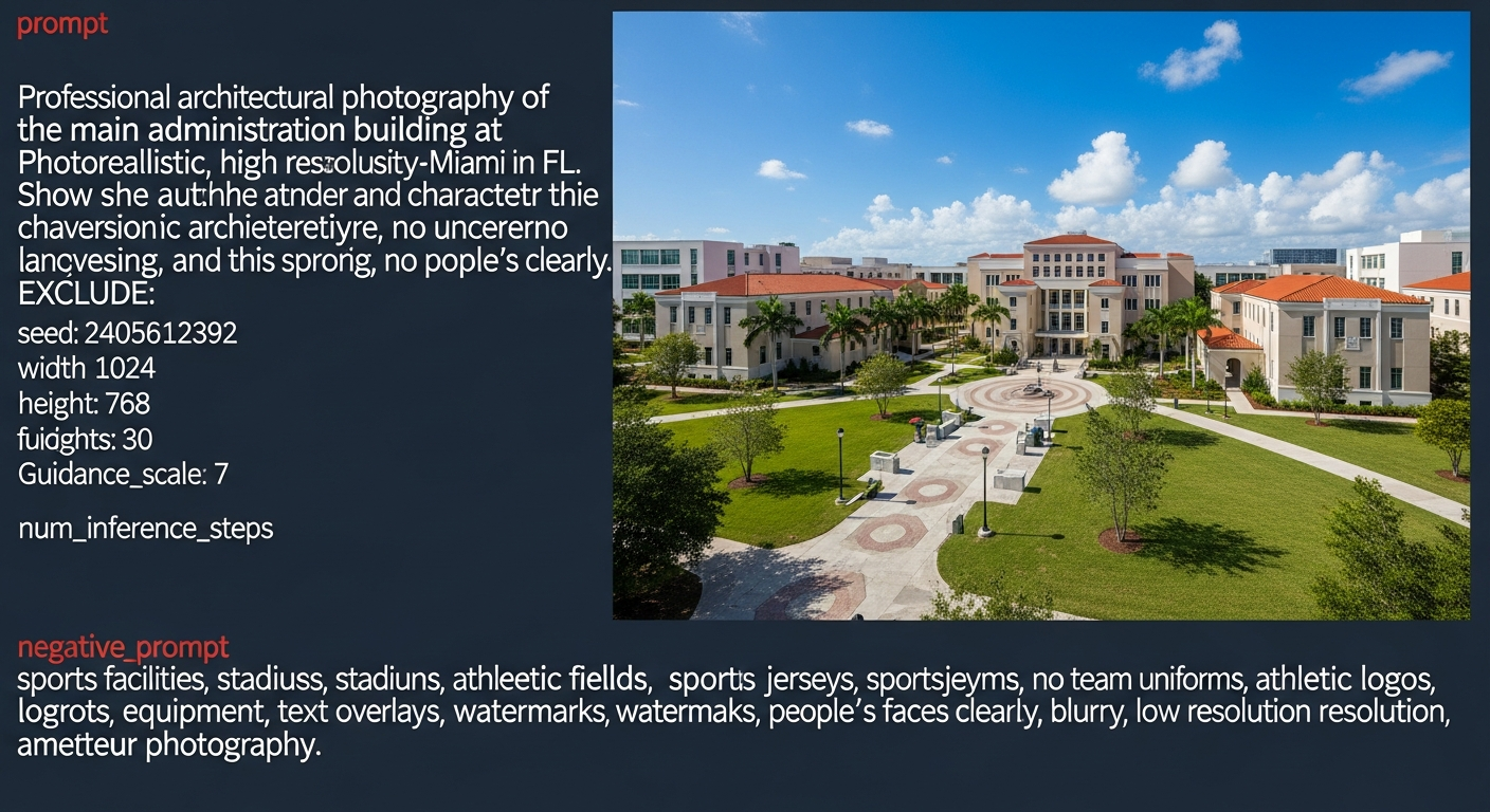 main administration building
