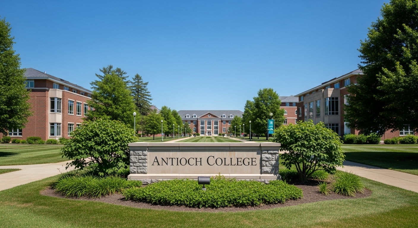 iconic campus entrance gate or sign
