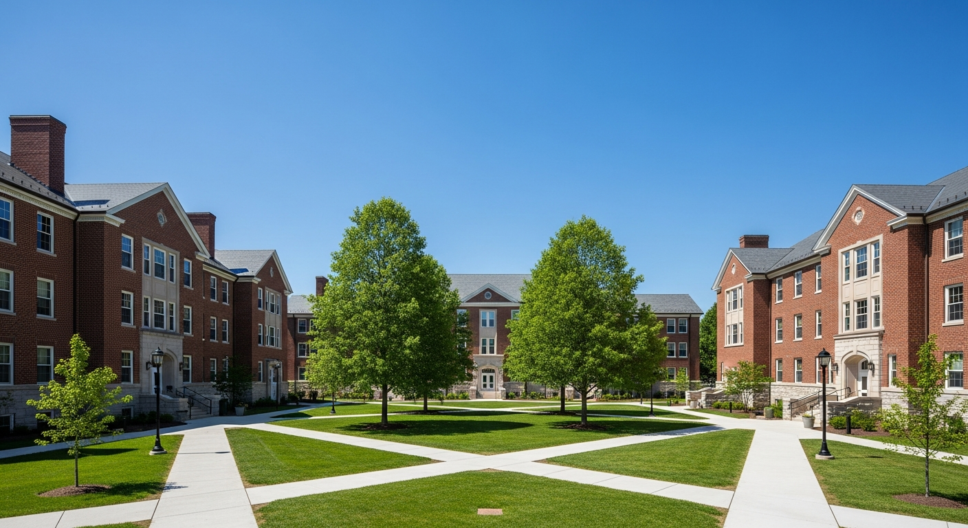 central quad or green space