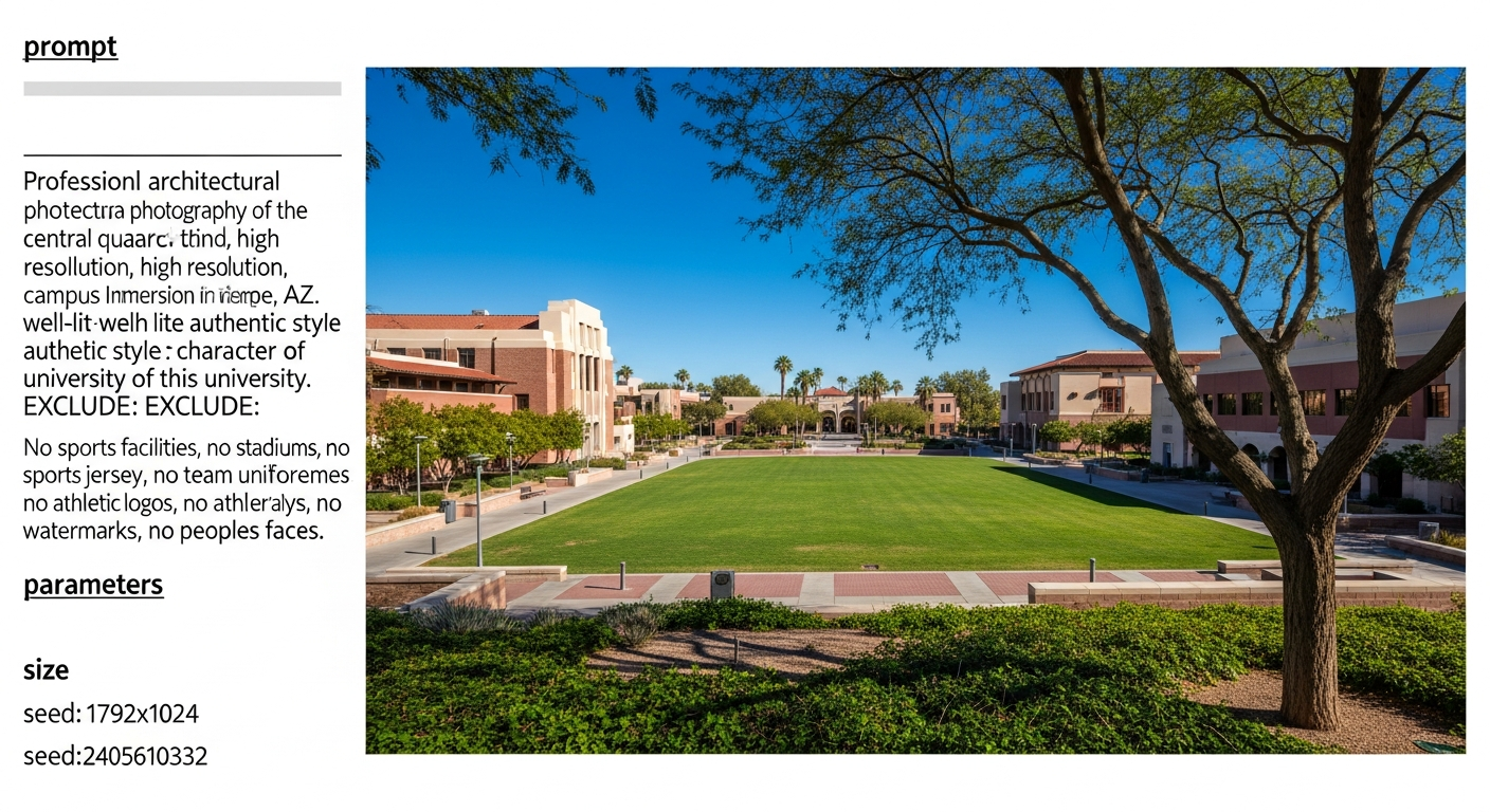 central quad or green space