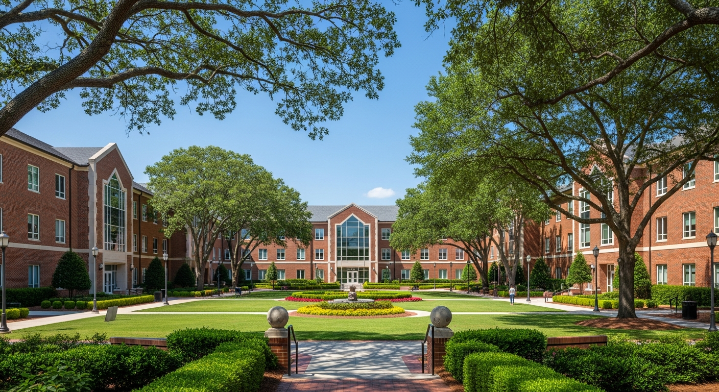 central quad or green space