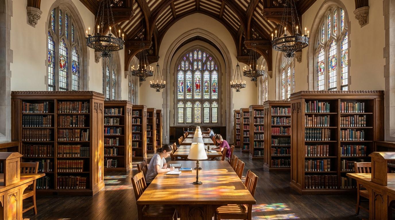 Bapst Library Interior