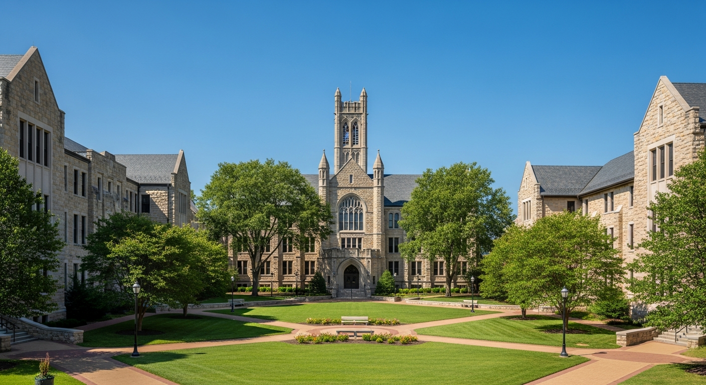 central quad or green space