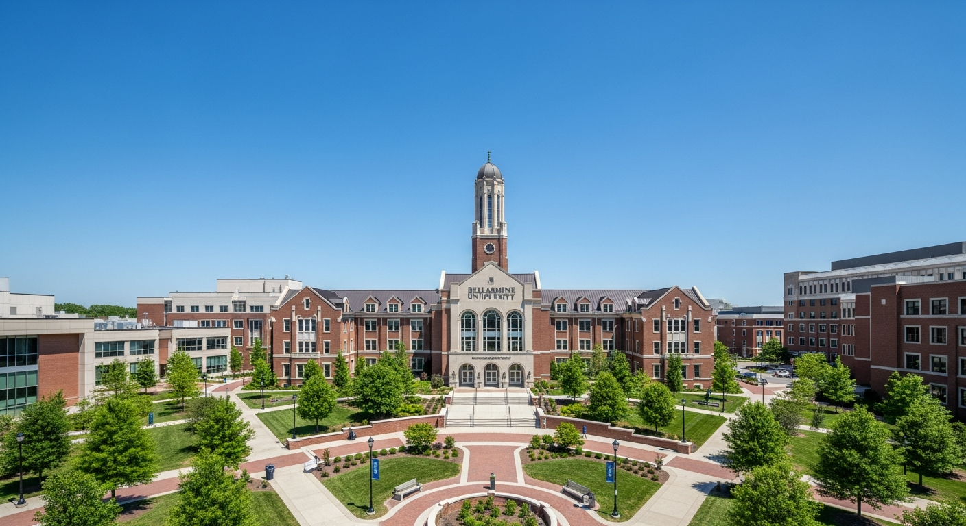campus bell tower, clock tower, or landmark building