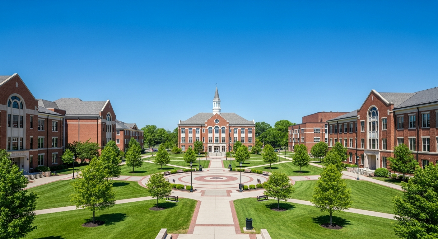 central quad or green space