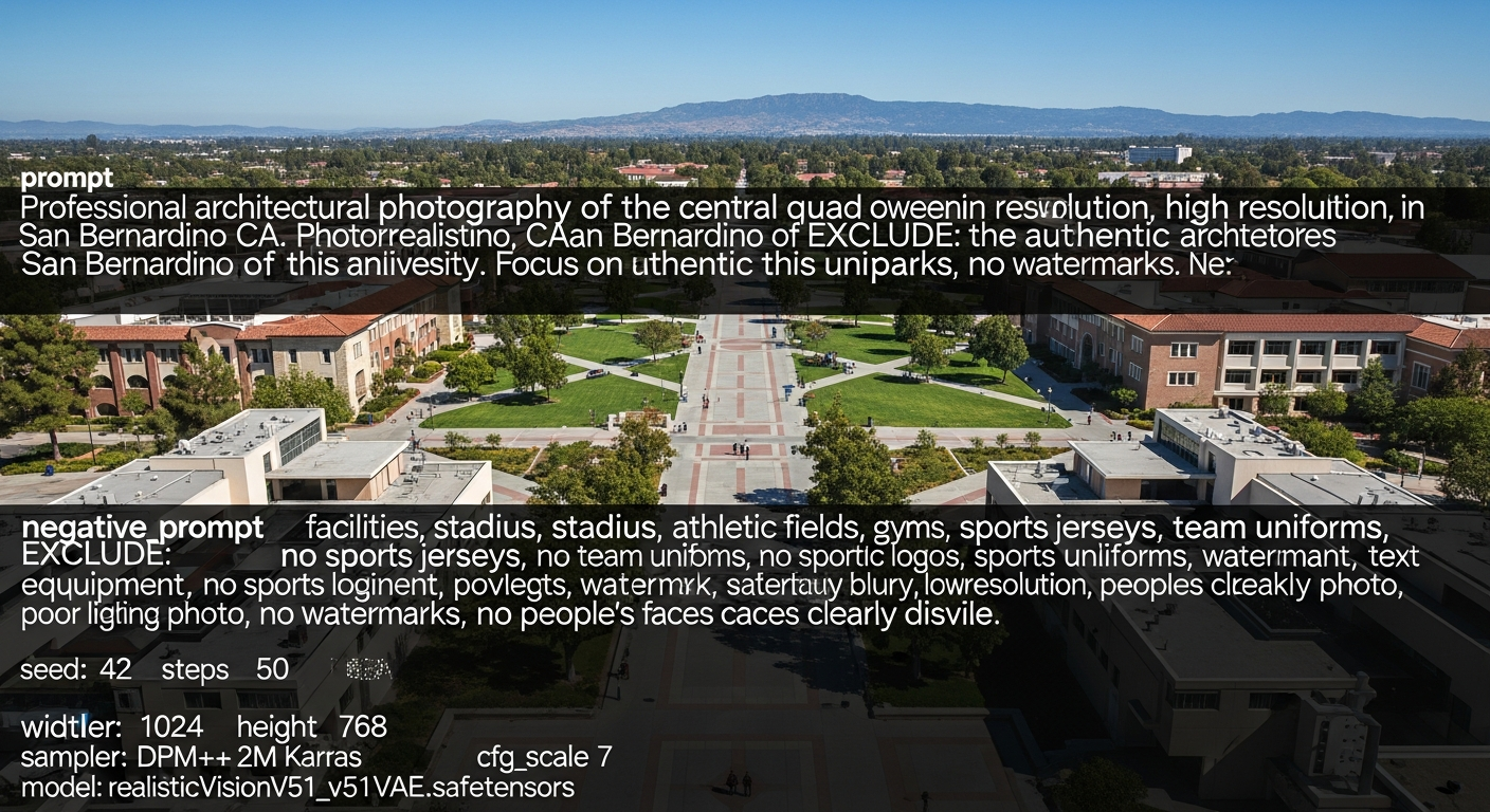 central quad or green space
