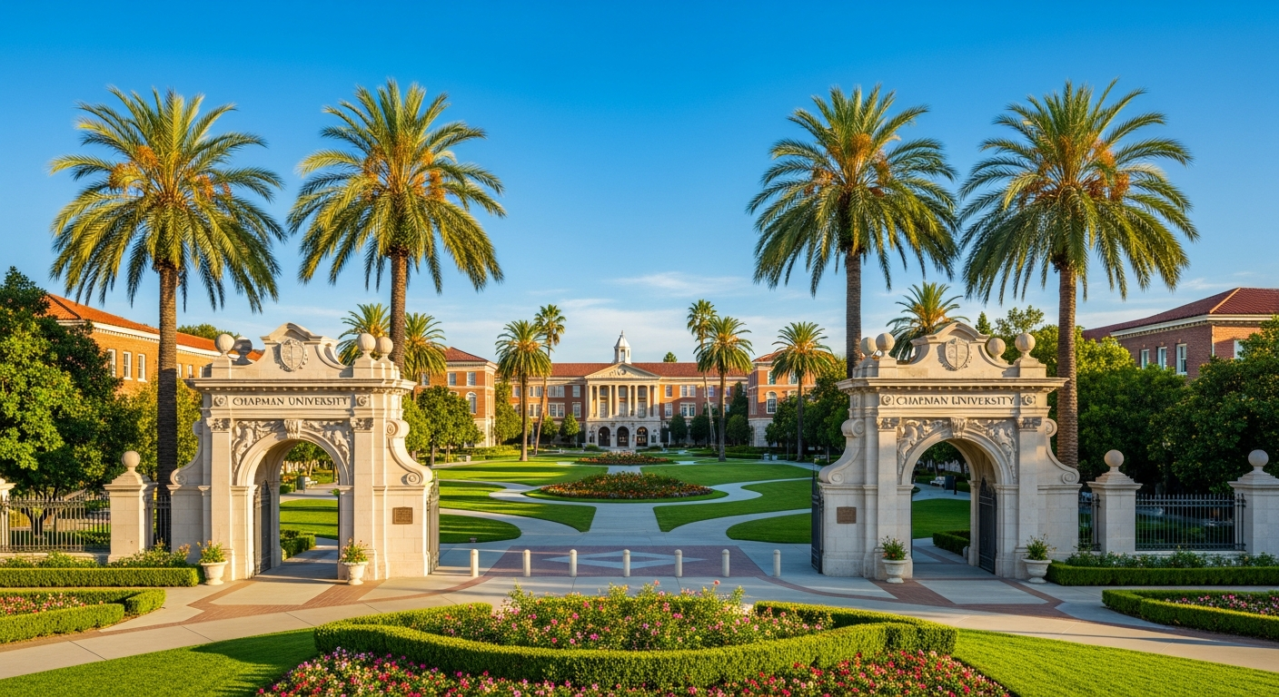 iconic campus entrance gate or sign