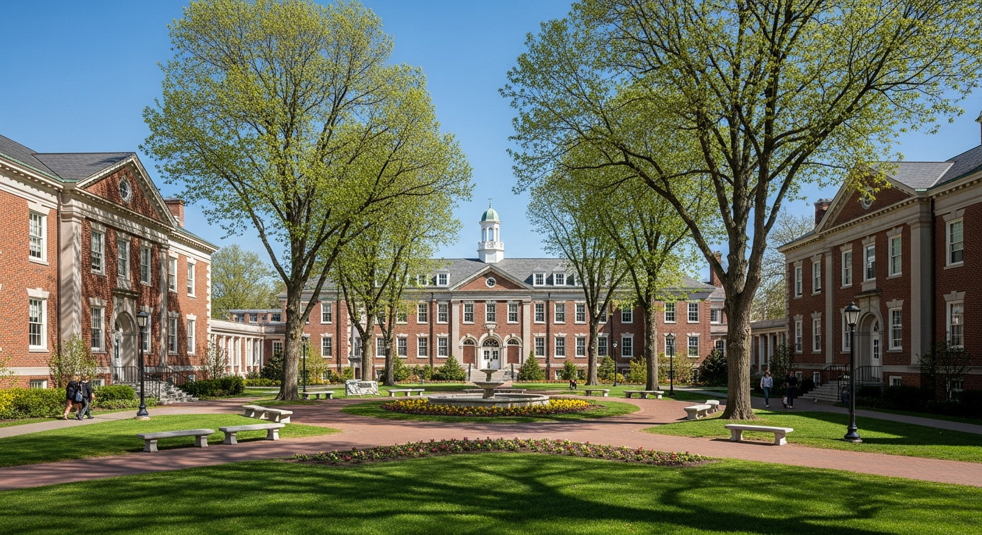 central quad or green space