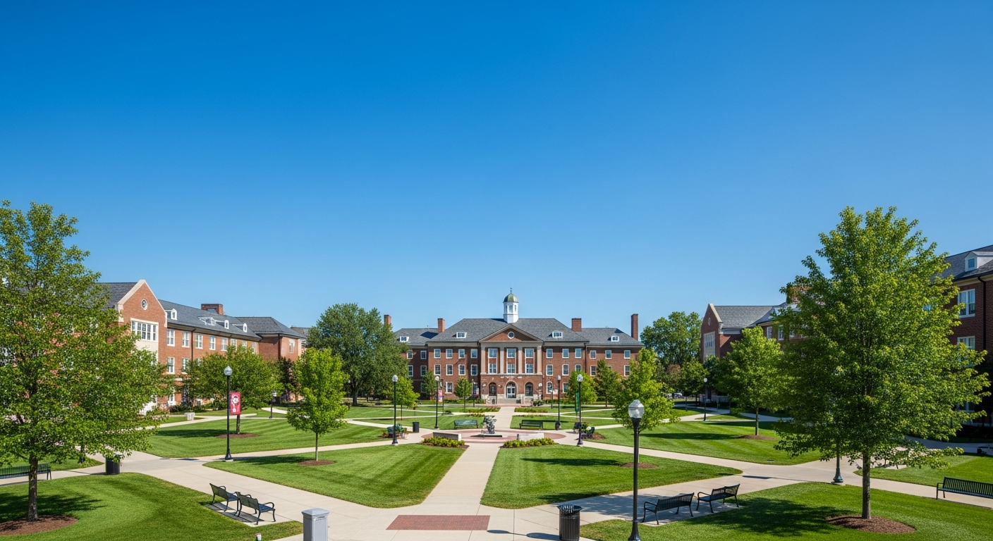 central quad or green space