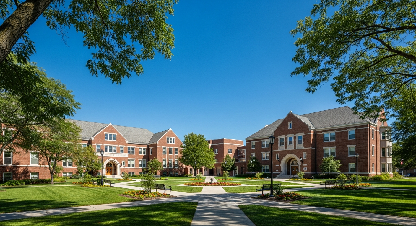 central quad or green space