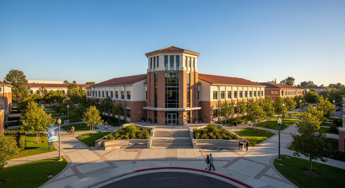 campus bell tower, clock tower, or landmark building