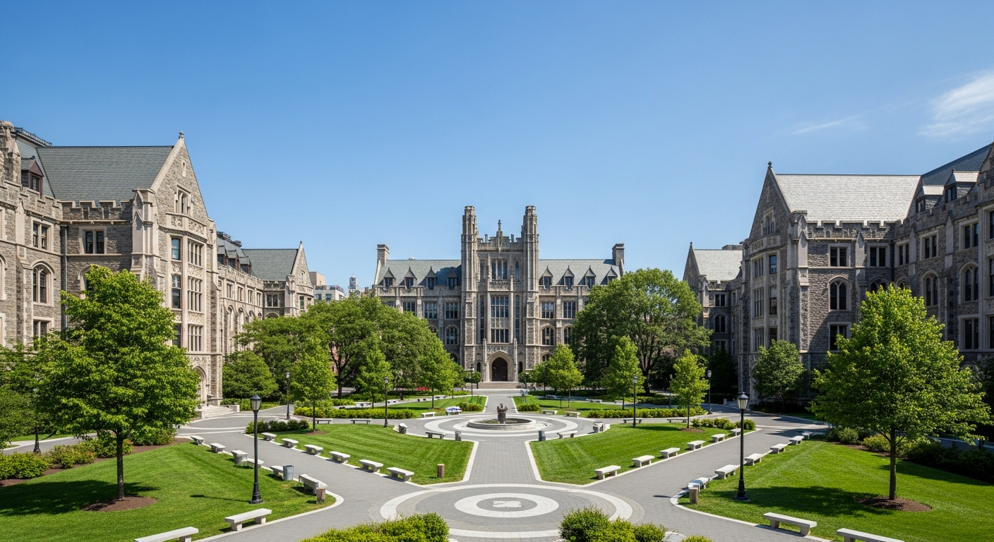 central quad or green space