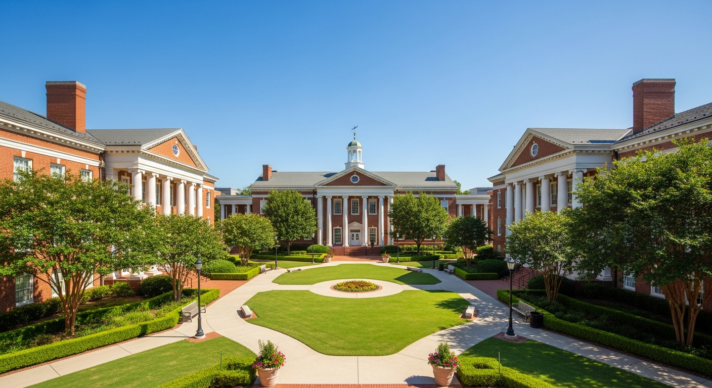 central quad or green space