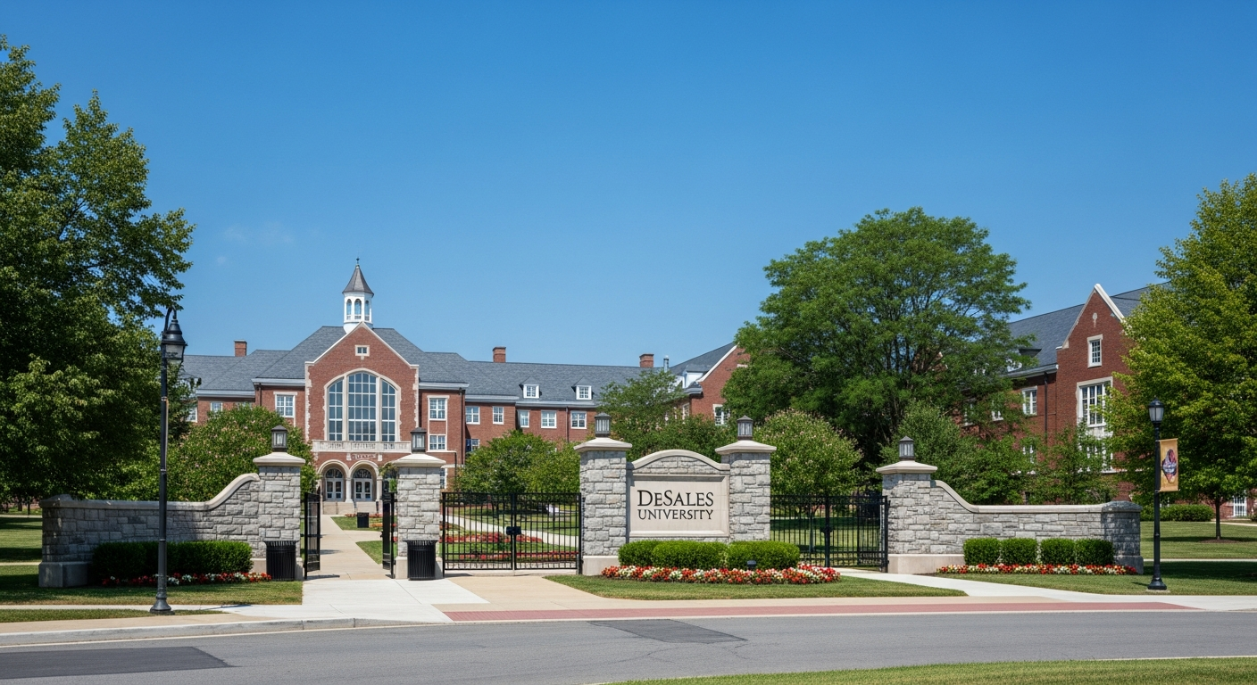 iconic campus entrance gate or sign