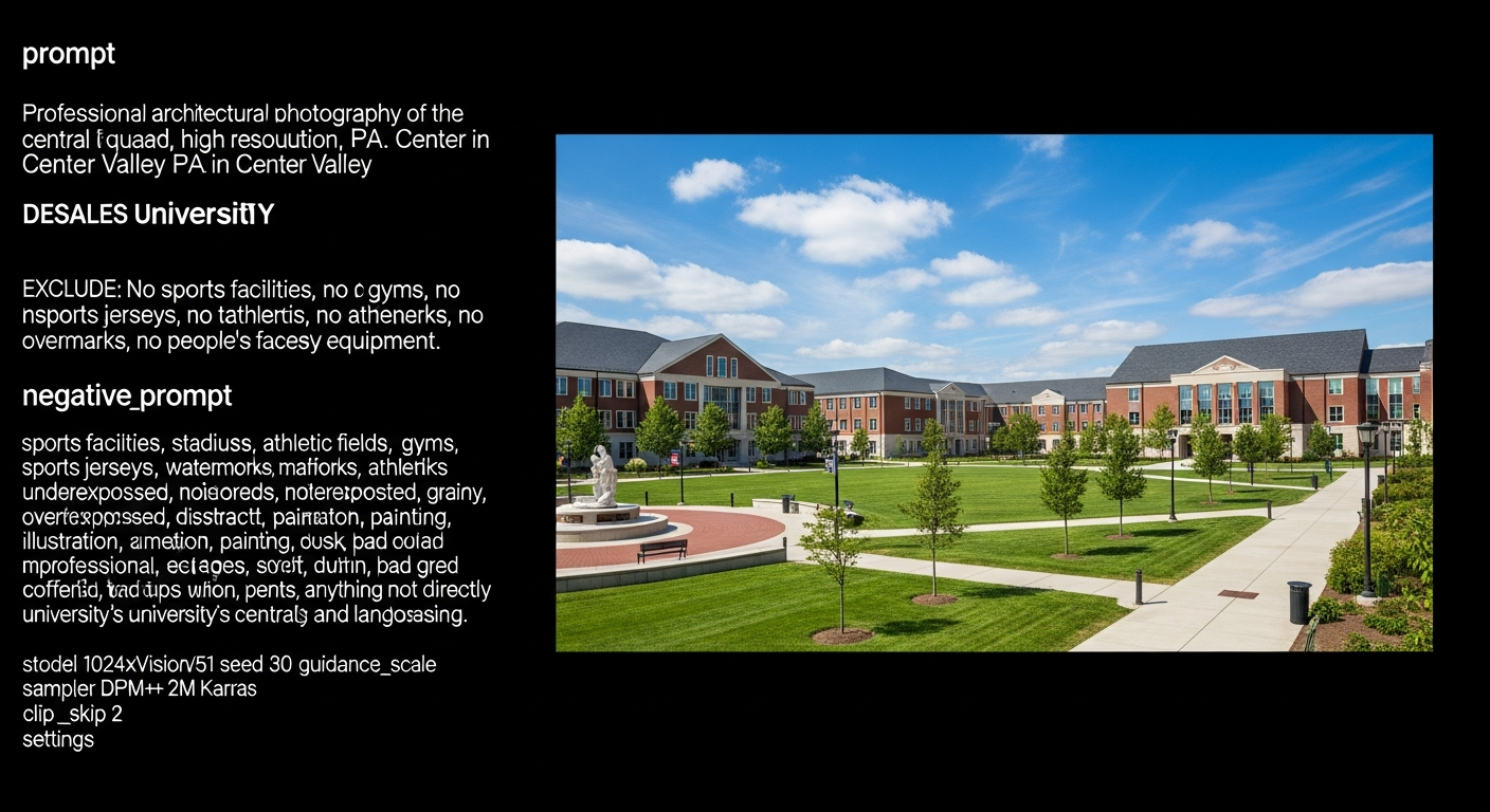 central quad or green space
