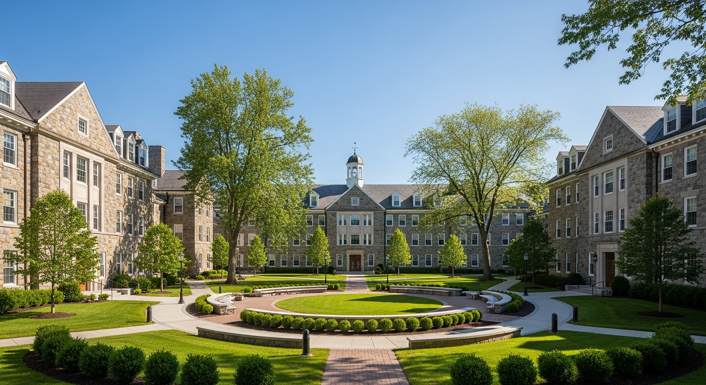 central quad or green space