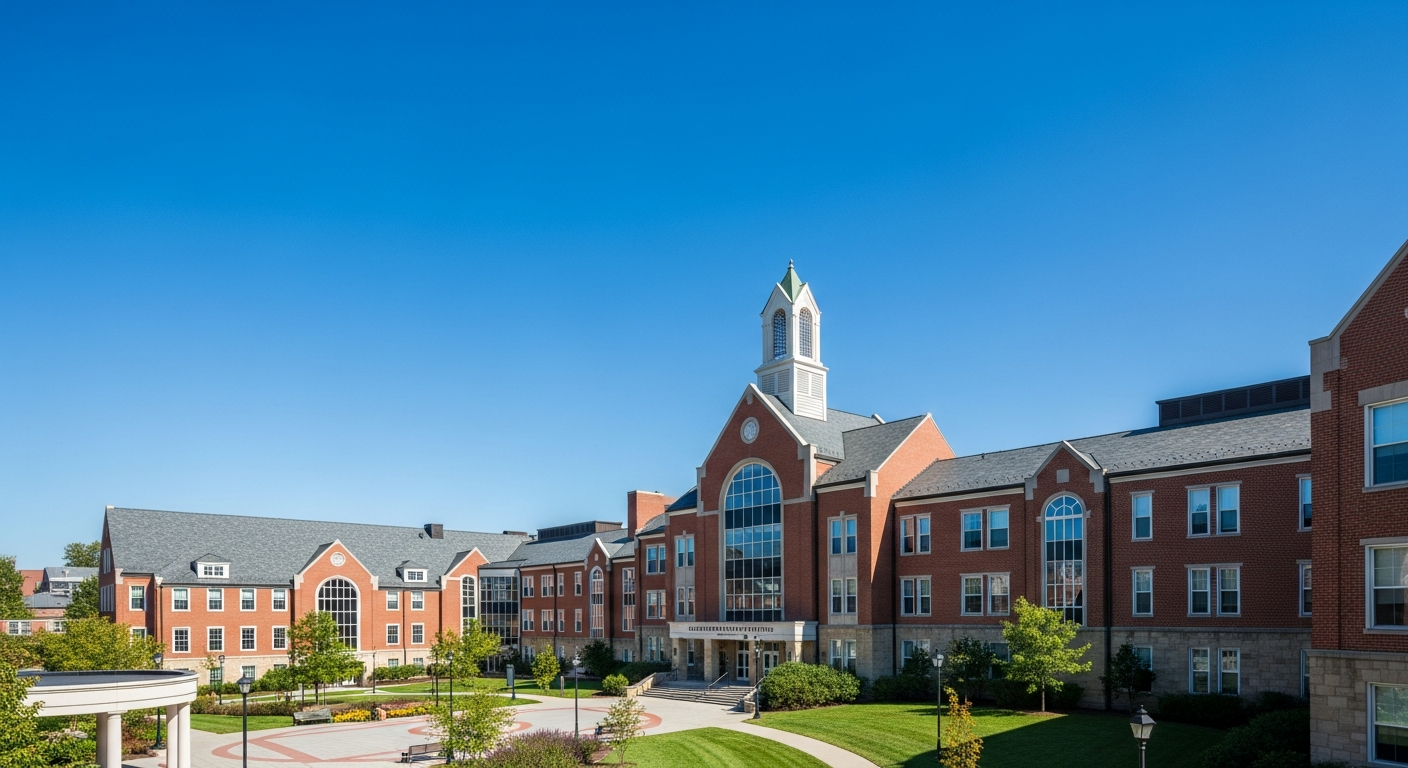 campus bell tower, clock tower, or landmark building