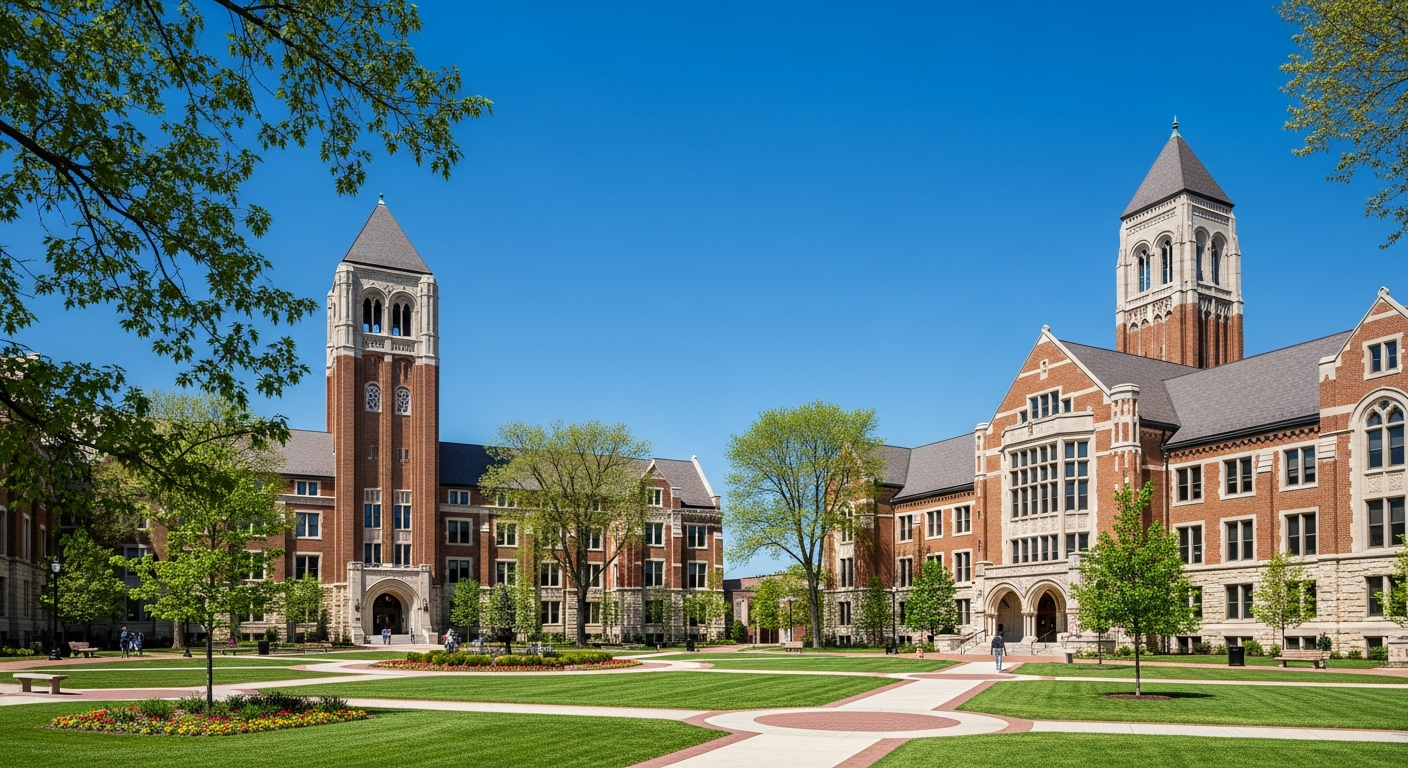 central quad or green space
