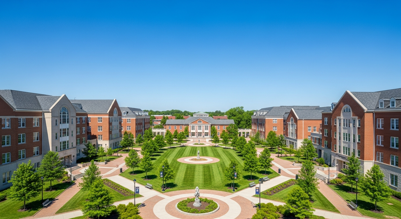 central quad or green space