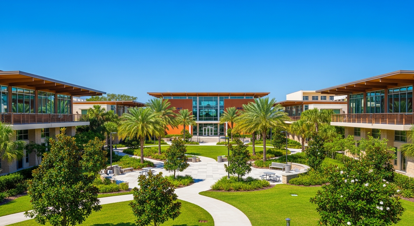 central quad or green space