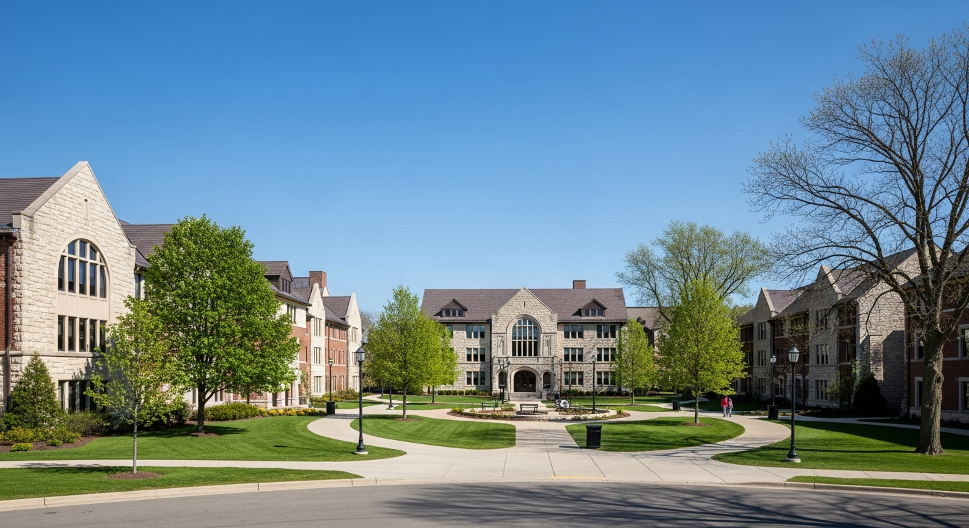 central quad or green space