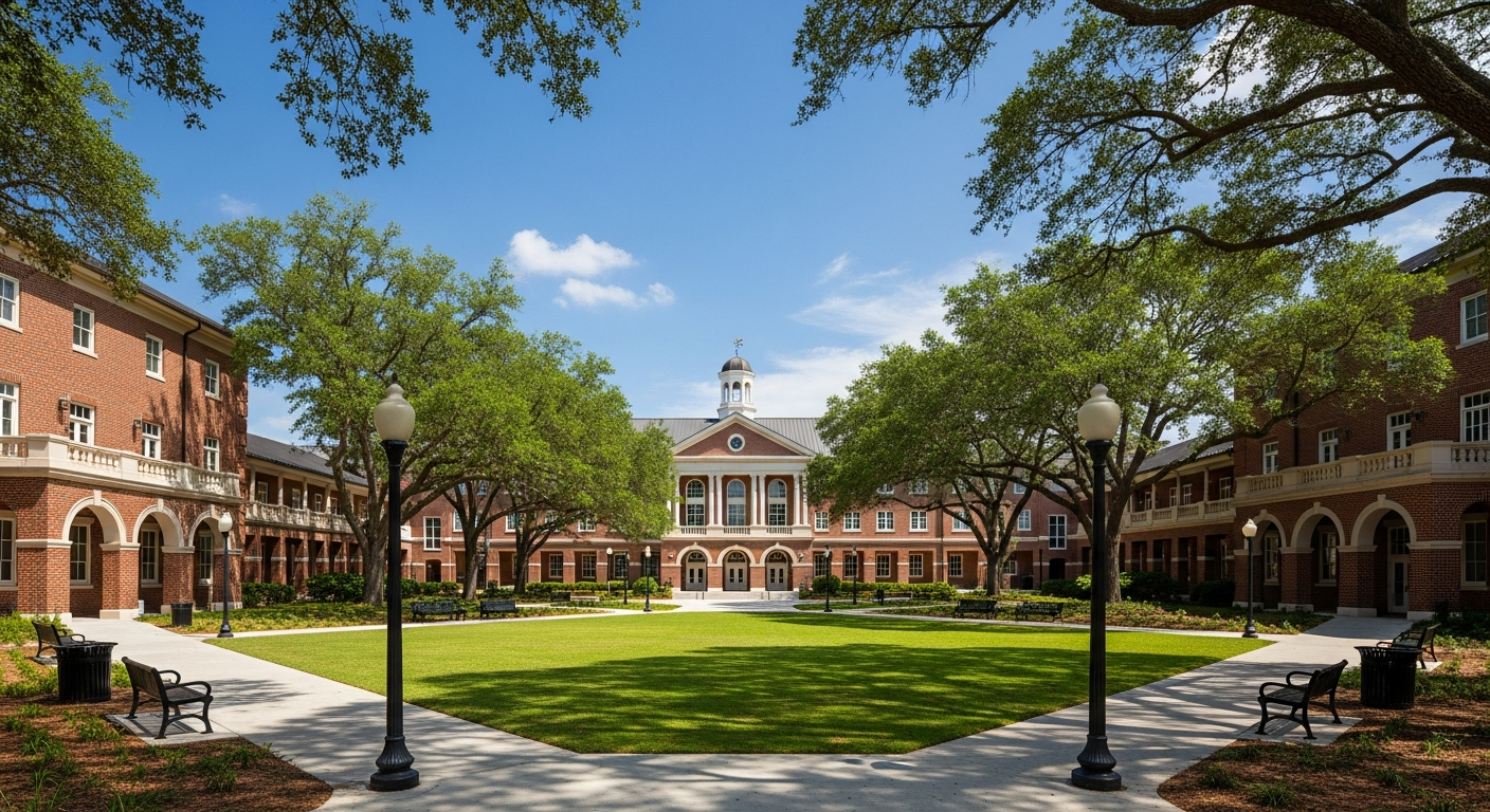 central quad or green space