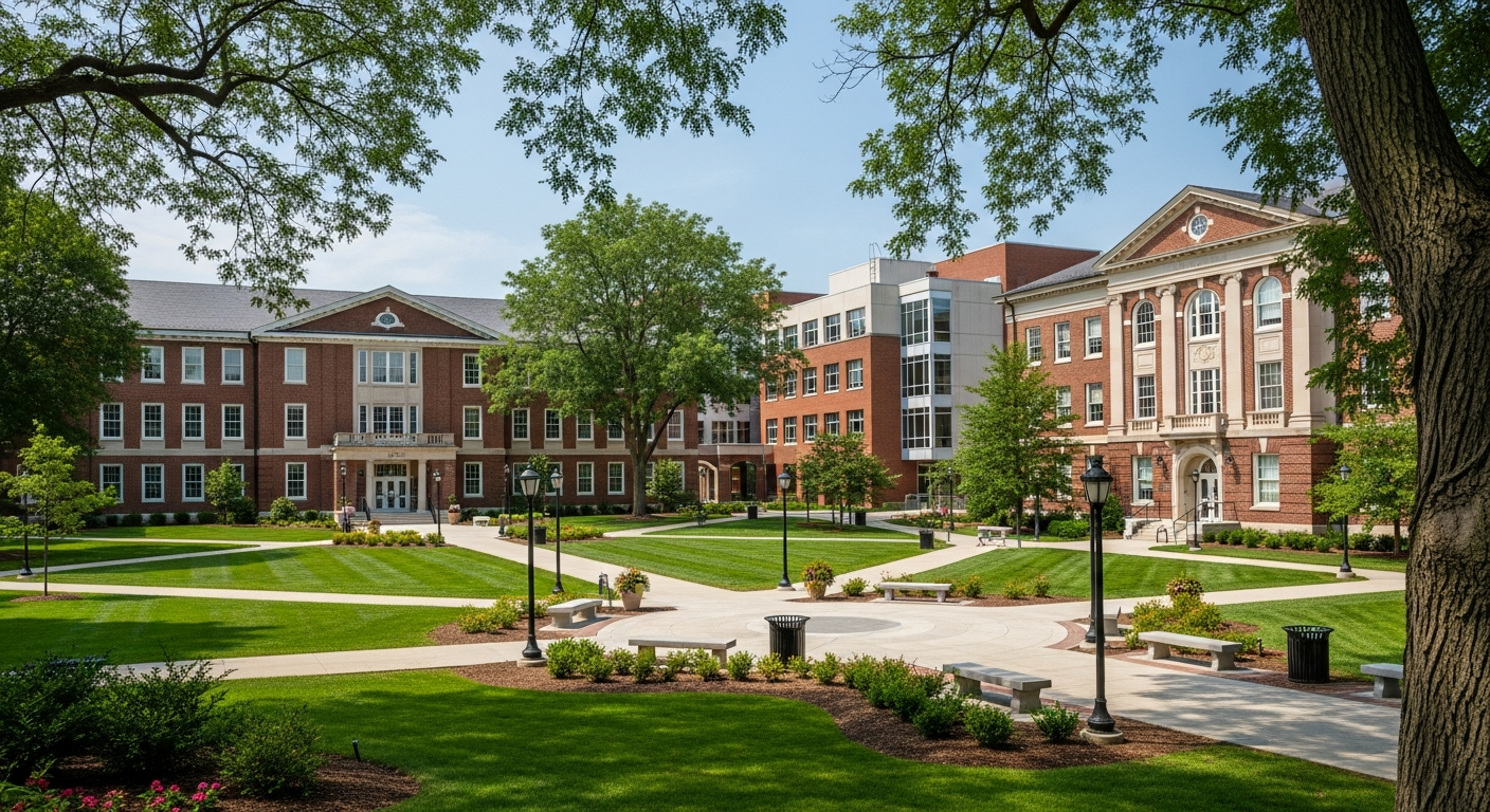 central quad or green space